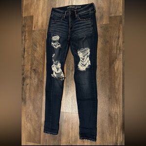 American Eagle Super Stretch X Jegging  Size 4 Long